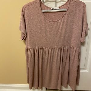 Pink Babydoll Top